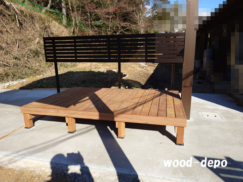 ウッドデッキ施工例236a