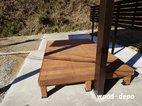 ウッドデッキ施工例236b