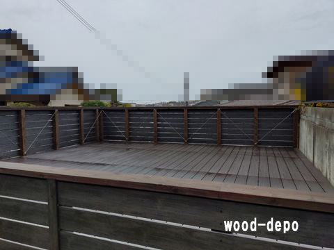 ガレージデッキ施工例166c