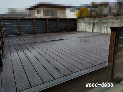 ガレージデッキ施工例166d